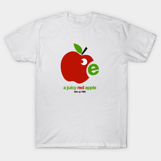 A JUICY RED APPLE - Techno music 90s collector T-Shirt by BACK TO THE 90´S